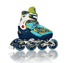 Роликовые раздвижные коньки Explore Rekon Голубые р.ХS ― AmigoToy