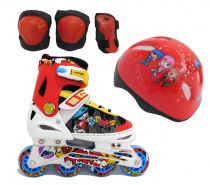Роликовые раздвижные коньки Explore Rooney Combo Красные р.S