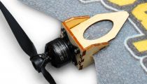Летающее крыло Tech One Popwing 900 мм EPP ARF (черный)