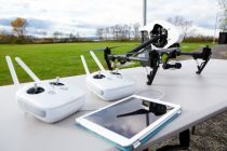 Квадрокоптер DJI Inspire 1 с 4K видеокамерой (2 пульта)