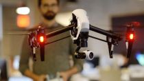 Квадрокоптер DJI Inspire 1 с 4K видеокамерой (2 пульта)