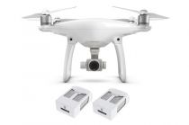 Квадрокоптер DJI Phantom 4 с двумя дополнительными батареями