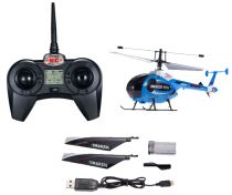 Вертолёт 4-к микро р/у 2.4GHz Xieda 9938 Maker копийный (синий) 