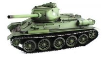 Танк р/у 1:16 Heng Long T-34 в металле с пневмопушкой и дымом