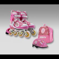 Ролики MaxCity Little Rabbit Combo Pink р. 27-30
