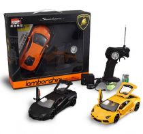 Машинка р/у 1:24 Meizhi лиценз. Lamborghini LP700 металлическая (желтый) 