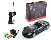 Машинка р/у 1:24 Meizhi лиценз. Porsche 918 металлическая (черный) 