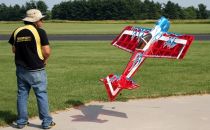 Самолёт р/у Precision Aerobatics Addiction XL 1500мм KIT (красный)
