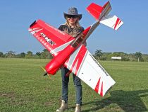 Самолёт р/у Precision Aerobatics XR-61 1550мм KIT (красный)