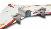 Летающее крыло Tech One Neptune EDF 1230 мм EPO ARF (красный)